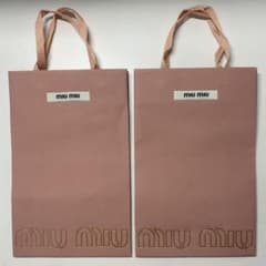 miu miu ショップ袋小2枚セットのサムネイル