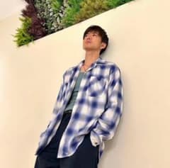 MINEDENIM 木村拓哉 CDL オンブレチェックシャツ キムタク 登坂 - メルカリ