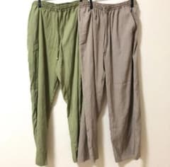 グローバルワーク ワイドパンツ グリーンのサムネイル
