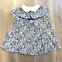 bebe 花柄 パフスリーブワンピースのサムネイル