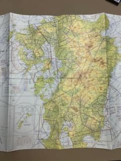 区分航空図　九州航空図 1:500,000 第5版のサムネイル