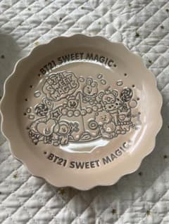 BT21 SWEET MAGIC 대형 비스킷 플레이트 이치 반 쿠지
