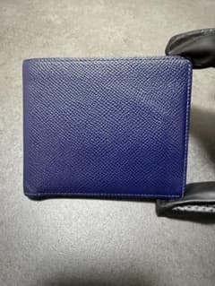 ⭐︎シルバーウィーク限定価格⭐︎HERMES 二つ折り財布 ネイビーのサムネイル