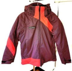新品・未使用 スキーウェア／Mサイズ／男女兼用／ネイビー×ボルドーのサムネイル
