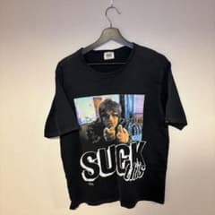 古着　TAKEO KIKUCHI グラフィックTシャツ 半袖 ブラックのサムネイル