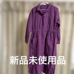 BITTOKO 定番リネンライクシャツOP パープル 38のサムネイル