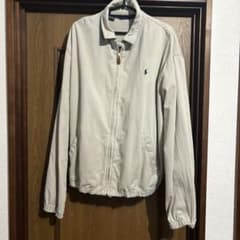 Ralph Lauren ベージュ ジップアップジャケット Lのサムネイル