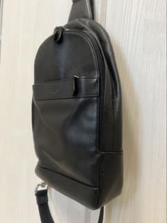 Coach ショルダーバッグ レザー ブラック メンズのサムネイル