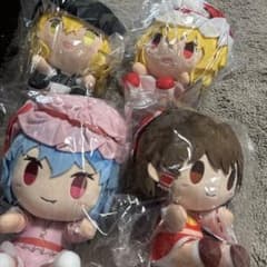 一番くじ東方Project Ａ．Ｂ．Ｃ、ラストワンぬいぐるみ 4体セット 東方Project ぬいぐるみ 4体セット 一番くじ - メルカリ