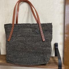 サンアルシデ　ラフィア　かごバッグのサムネイル