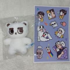 ク*ニ様 EXO ギョンス D.O. ぬいぐるみ ココムトゥ ステッカー付き マ