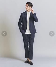 BEAUTY&YOUTH セットアップ スーツ ネイビーのサムネイル
