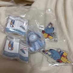 くまのプーさん　イーヨーセット　アクリルキーホルダー　フロッキーチャームのサムネイル