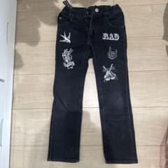 RAD CUSTOM 刺繍入りダークデニムパンツ 120のサムネイル
