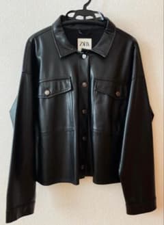 ZARA フェイクレザージャケットのサムネイル
