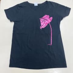 tutuviピンク花柄デザインTシャツ Mサイズのサムネイル
