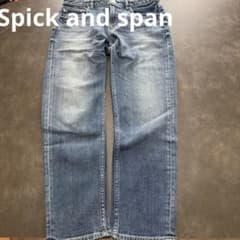 美品】Spick and spanストレートデニム インディゴブルー　38のサムネイル