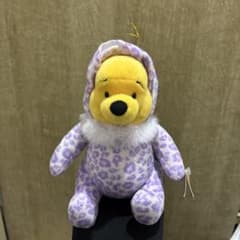 新品　未使用　ディズニー　くまのプーさん　ぬいぐるみ　ヒョウ柄　プーさん　豹