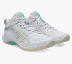 【新品未使用】 ASICS バスケットボールシューズ 女性用 ホワイト/ミントのサムネイル