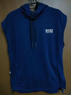 美品 SY32 ノースリーブパーカー M ネイビー 朝倉未来 - メルカリ