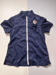 Ruca Bibi Women's Golf Wear - Polka Dot Short-Sleeve Shirt