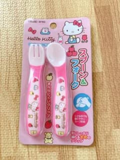 離乳食 スプーン フォーク キティちゃんのサムネイル