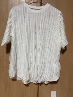 半袖トップス ホワイト　タグ付き　未使用品のサムネイル