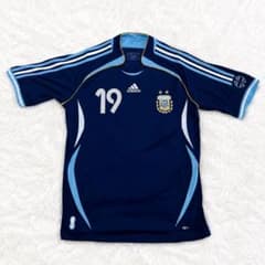 極美品】アルゼンチン代表 2006 アウェイ ユニフォーム メッシ XL
