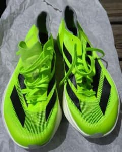 adidas avanti アバンチ24.5cm蛍光イエロー スパイクシューズ adidas（アディダス） 陸上 中長距離レース向け スパイク アディゼロ