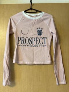 Dazy 長袖 クロップド丈 トップス ピンク Sのサムネイル