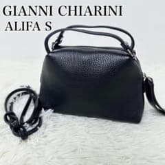 GIANNI CHIARINI ALIFA S 黒 ショルダーバッグ 2way - メルカリ