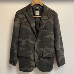 APPLEBUM カモフラージュ テーラードジャケット 迷彩 ウッドランド 