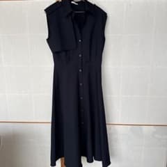 BY.J LOVE ノースリーブ ロングワンピース ネイビーのサムネイル