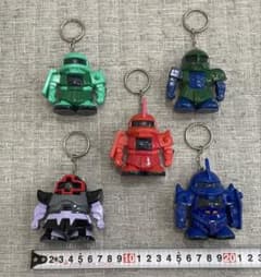 機動戦士ガンダム モビルスーツキーホルダー 【ジオンの脅威】 5種セットのサムネイル