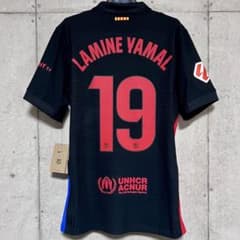 【新品/タグ付き】24/25 FCバルセロナ ♯19 ヤマル【Mサイズ】オーセン 新品/タグ付き】24/25 FCバルセロナ ♯19 ヤマル【Mサイズ