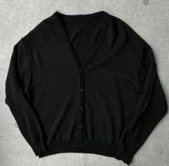 S.F.C.ブラック Vネック リネンカーディガン Lサイズ - メルカリ