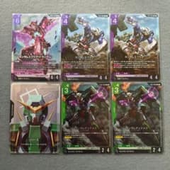 ガンダムカードゲーム 紫緑ソレスタルビーイングデッキパーツセット