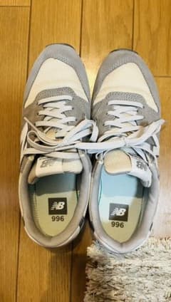 newbalance ニューバランス 996 ライトグレー 箱無し 24.5のサムネイル