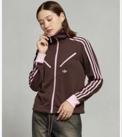 あ*入様 新品未使用 アディダス ブラウン×ピンク トラックジャケット adidas ブラウン×ピンク トラックジャケット - メルカリ