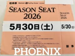 5月30日(土)ソフトバンクホークス みずほPayPayドーム駐車券5/30