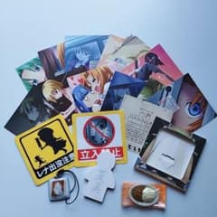 ひぐらしのなく頃に カレンダー風イラストカード13枚+ステッカー等