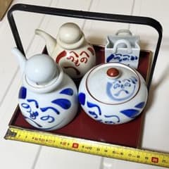 へのへのもへじ調味料入れのサムネイル