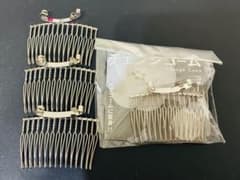 【未使用品】チェンジコーム4個 コサージュ 髪飾り 卒業式 入学式 七五三のサムネイル