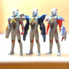 ☆ライブサイン付き☆　ウルトラヒーローシリーズ ウルトラマンＸ 3体セットのサムネイル