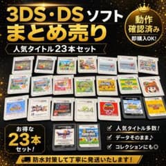 3DS・DS ソフト23本まとめ売り スマブラ マリカ
