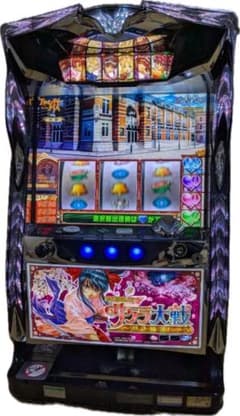 パチスロ実機 サクラ大戦熱き血潮に コイン不要機付 - メルカリ