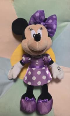 ミニーマウス ぬいぐるみチャーム 紫色 - メルカリ
