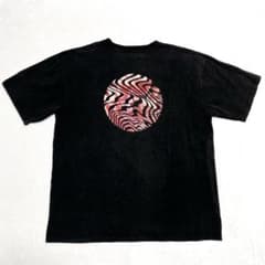 DWS バックプリント Tシャツ XL 黒 色流シ　フェード Y2K DWS バックプリント Tシャツ XL 黒 色流シ フェード Y2K - メルカリ