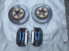 86 ZN6 AP RACING フロント ブレーキ4Pキャリパー,ロータ付 - メルカリ