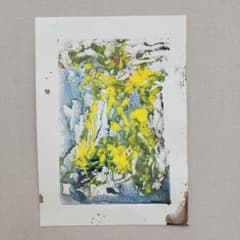 水彩絵具による抽象画のサムネイル
